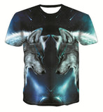 T-Shirt Loup Bar Vert
