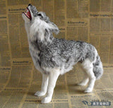 Peluche Loup Husky qui hurle