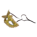 Masque Loup Venitien Jaune