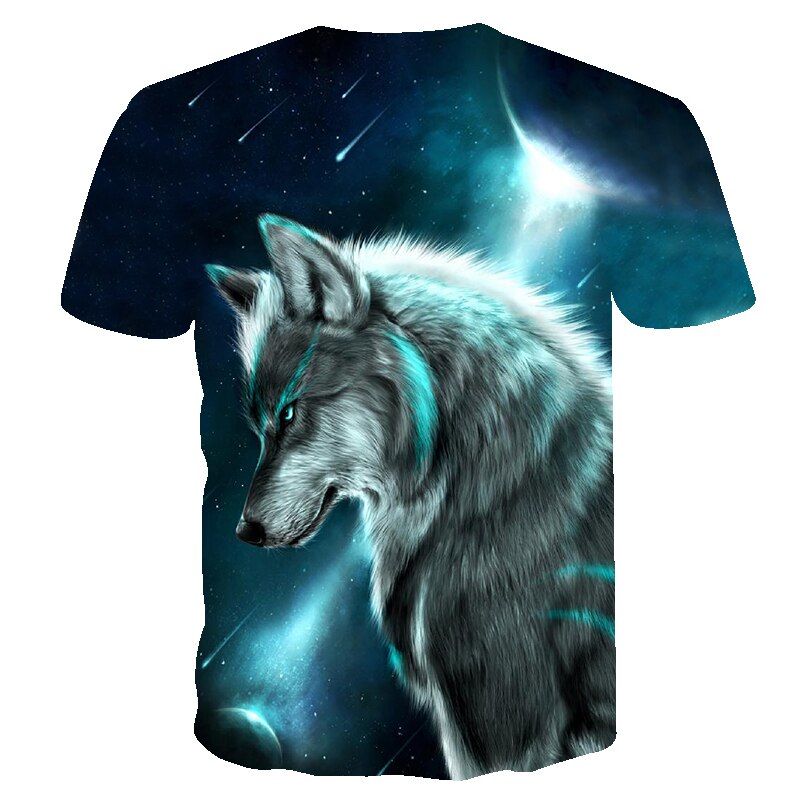 T-Shirt Loup Lune