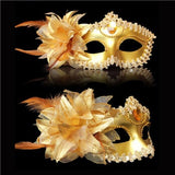 Masque Loup Venitien Or