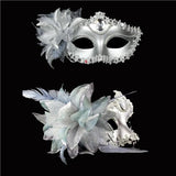 Masque Loup Venitien  Argent
