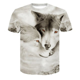 T-Shirt Loup Amoureux